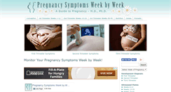 Desktop Screenshot of pregnancysymptomsweekbyweek.org